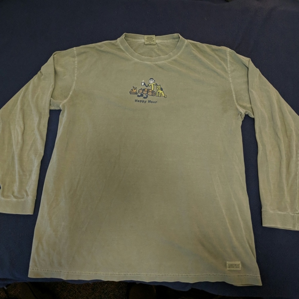 Life is Good long-sleeve Tee